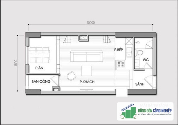 Tư vấn thiết kế thêm phòng ngủ cho căn hộ nhỏ và bố trí nội thất thông thoáng - Ảnh 2.