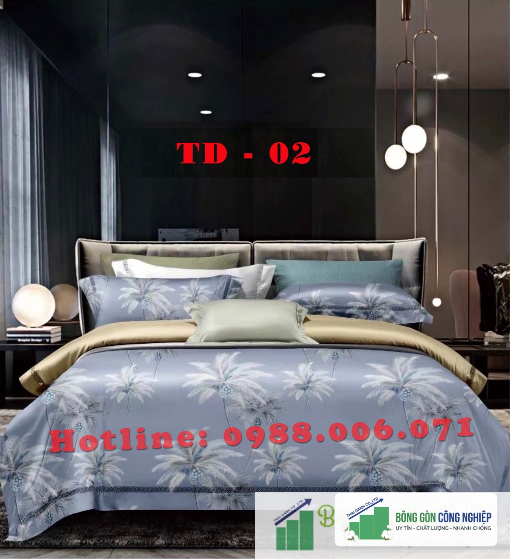 Bộ Chăn Ga Tencel 60s 1M6 thumb