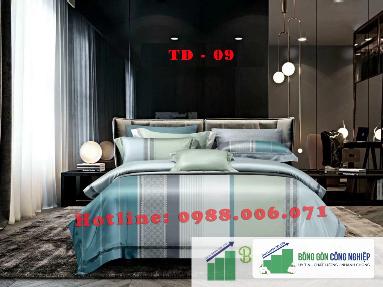 Bộ Chăn Ga Tencel 60s 1M6 thumb