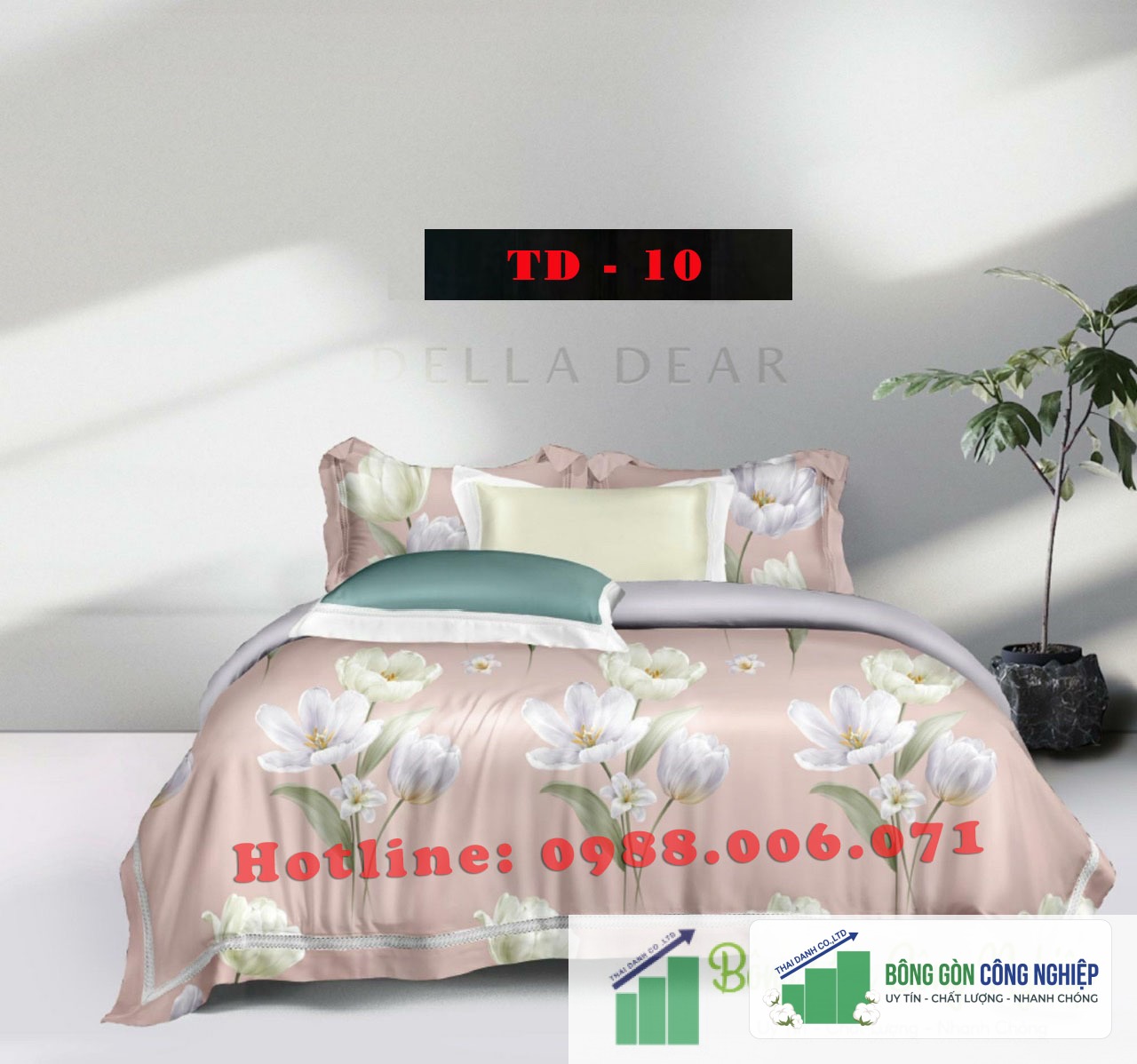 Bộ Chăn Ga Tencel 60s 1M6 thumb