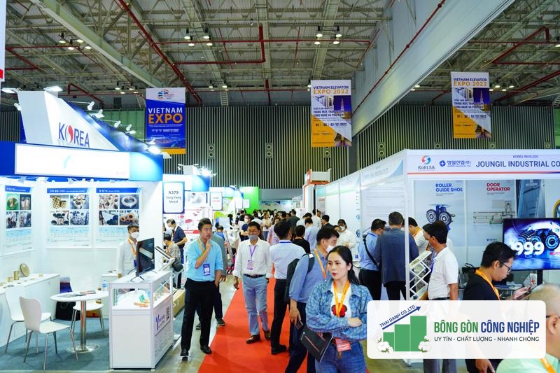 VIETNAM EXPO 2022 đã có khoảng 850 giao dịch thương mại trực tiếp tại hội chợ.