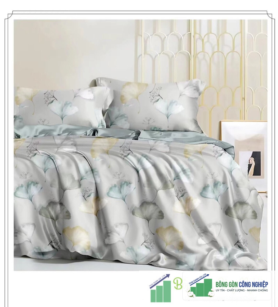 Bộ Chăn Ga Tencel 100s 1M6 thumb