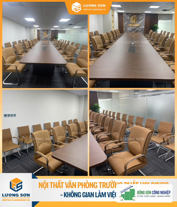 Nội thất văn phòng Trường Phát Holdings sang trọng
