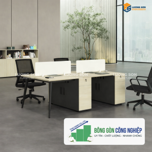 Cụm bàn làm việc 4 người chân IMA CB3924-12D