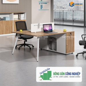 Cụm bàn làm việc 2 người chân IMA CB3712-12T