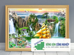 Mẫu tranh thuận buồm xuôi gió đẹp
