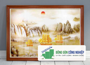 Mẫu tranh thuận buồm xuôi gió đẹp