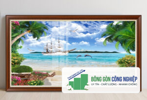 Mẫu tranh thuận buồm xuôi gió đẹp