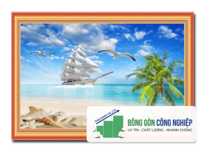 Mẫu tranh thuận buồm xuôi gió đẹp