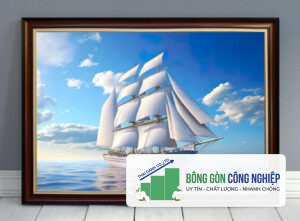 Mẫu tranh thuận buồm xuôi gió đẹp