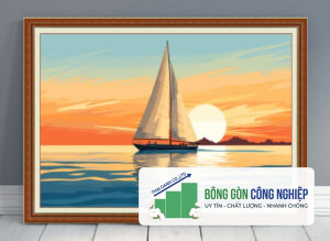 Mẫu tranh thuận buồm xuôi gió đẹp