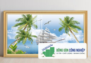 Mẫu tranh thuận buồm xuôi gió đẹp