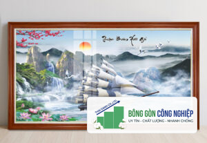 Mẫu tranh thuận buồm xuôi gió đẹp